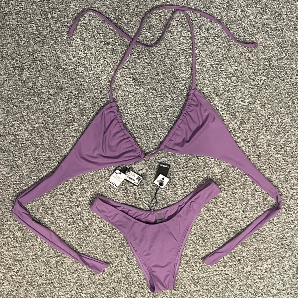 SOLD 🩷 Purple bikini (L top/M bottom) - Garage NWT